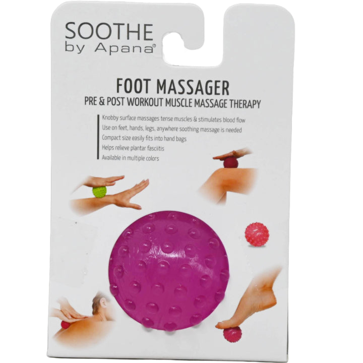 APANA MAGENTA FOOT MASSAGER BALL C/P 48