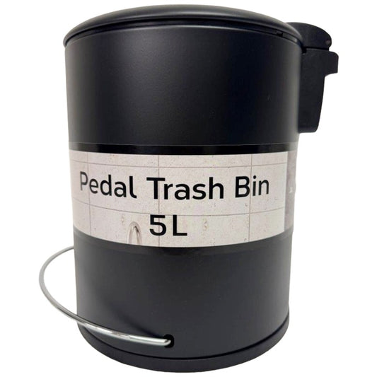 5L Trash Bin MBlk C/P 6