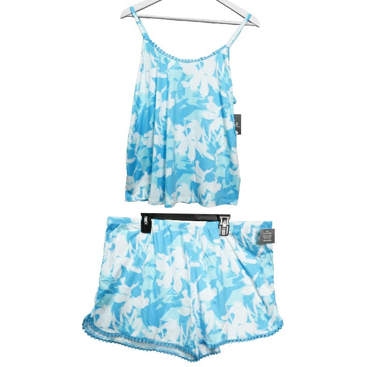 2pc Blu Tank Short Set C/P 24 PJ Couture