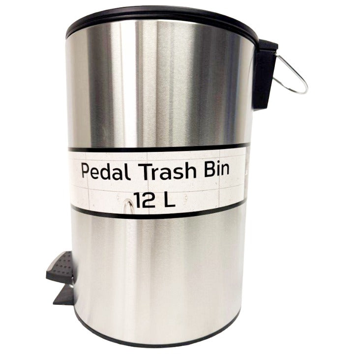 12L Trash Bin SSBl C/P 4
