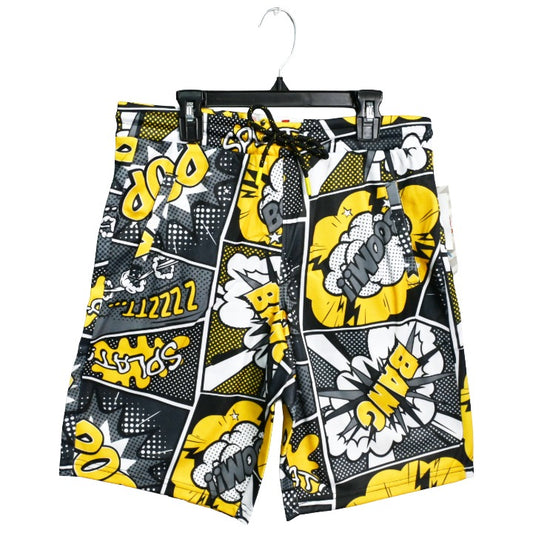 Mens Gry Ylw Pop Volley Shorts C/P 60 Drill Clothing Co.