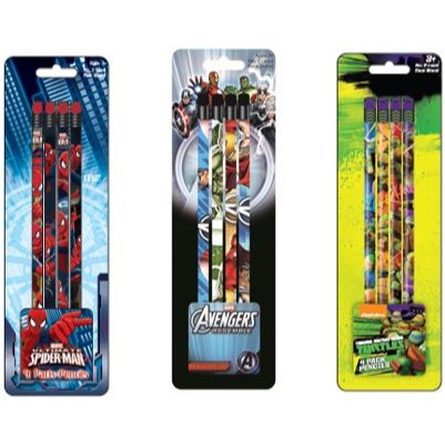 4pk Pencil Set Asst. C/P 48