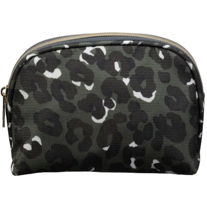 Conair SUSTAINABLE RPET GRN LEOPARD SM CLUTCH SCUNCI C/P 12