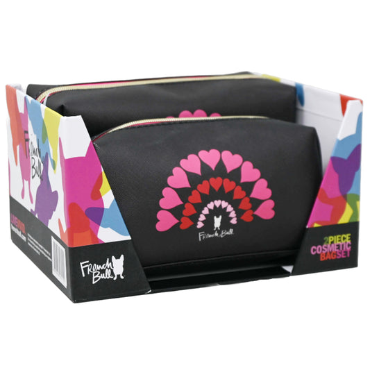 *OUTSIDE OF CA* 2pc SMALL/LRG RECT. COSMETIC BAGS C/P 20