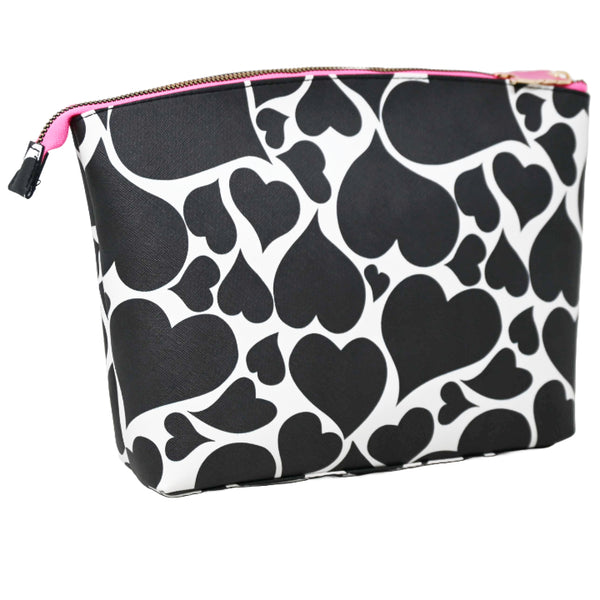 *OUTSIDE OF CA* LRG PRINTED CURVED TOP POUCH C/P 40