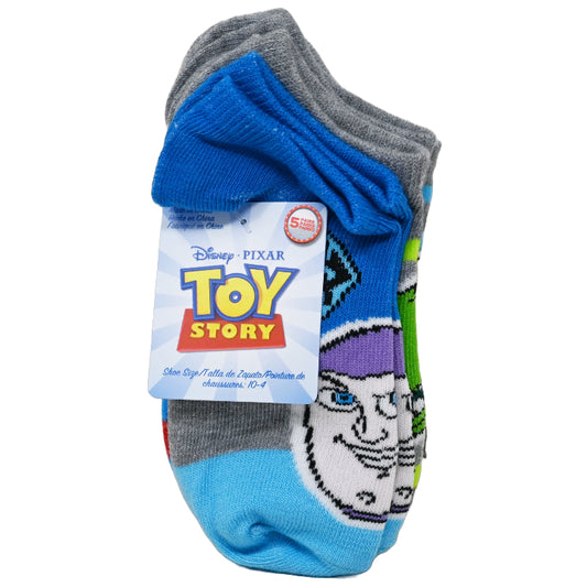 5pk TOY STORY TOY CREW NS SOCKS C/P 60