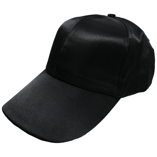 Blk Satin Cap C/P 48 Nicole Marciano