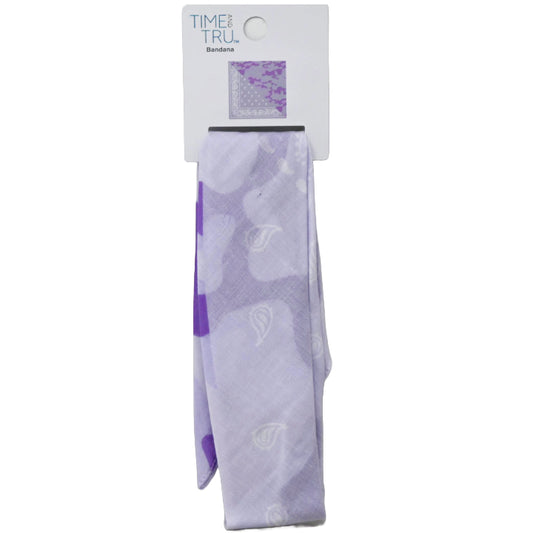 PURPLE PRINTED BANDANA C/P 72