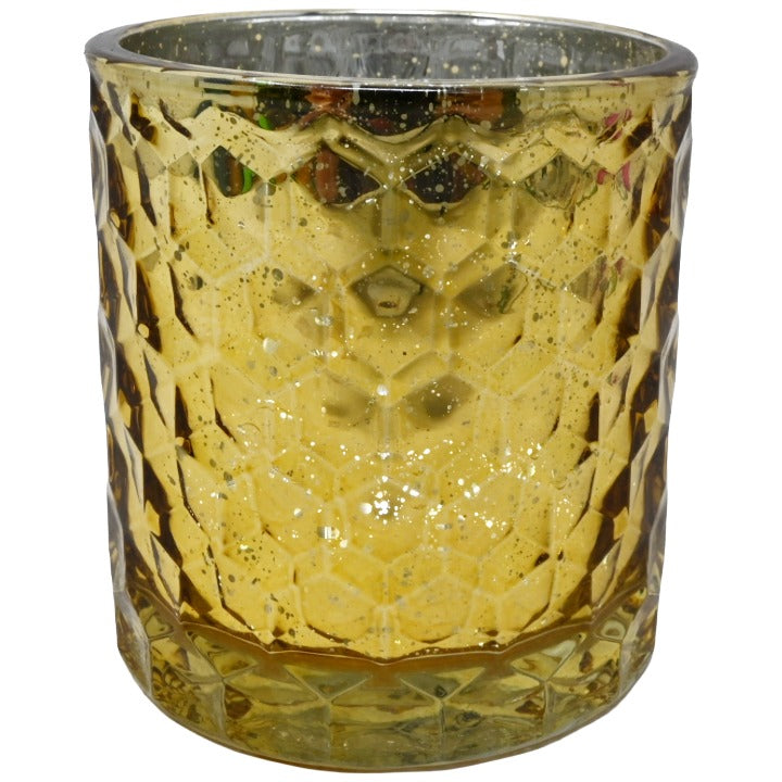 *NO CA*Amber Mercury Glass Votive Candle Holder C/P 48 Richland
