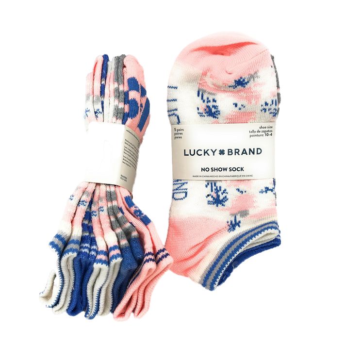 6-8 5PK LUCKY GIRLS BEST IS WEST SOCKS C/P 60