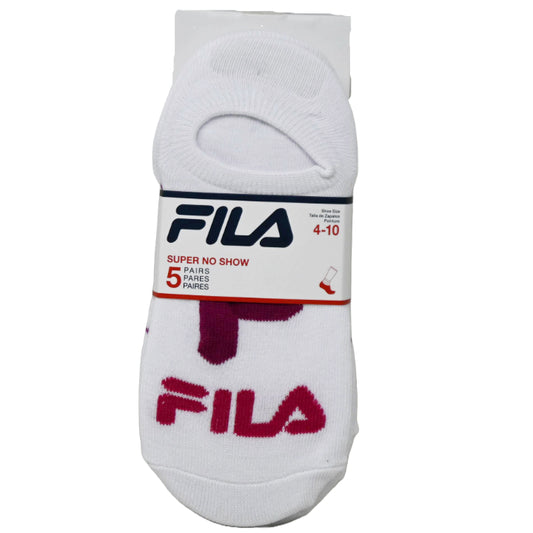 5pk FILA LOGO MIX SUPER NS SOCKS SIZE 9-11 C/P 60