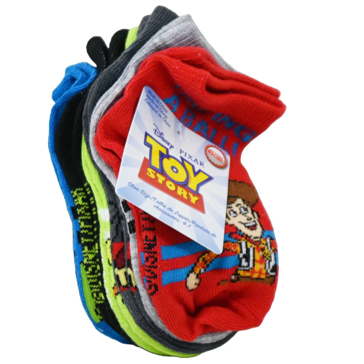 6pk 2T-4T TOY STORY HAVING A BALL! QRT SOCKS C/P 24