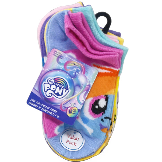 10pk 4-6 MY LITTLE PONY SAY CHEESE NS SOCKS C/P 60