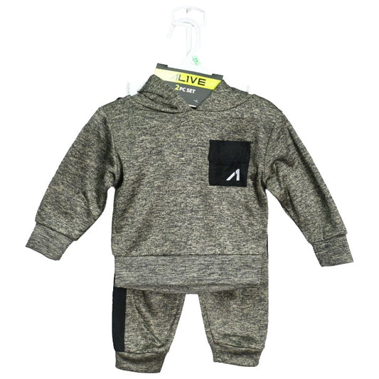 Inf Boys 2pc Slv Mnk Hoodie & Jogger Set C/P 24 ALIVE