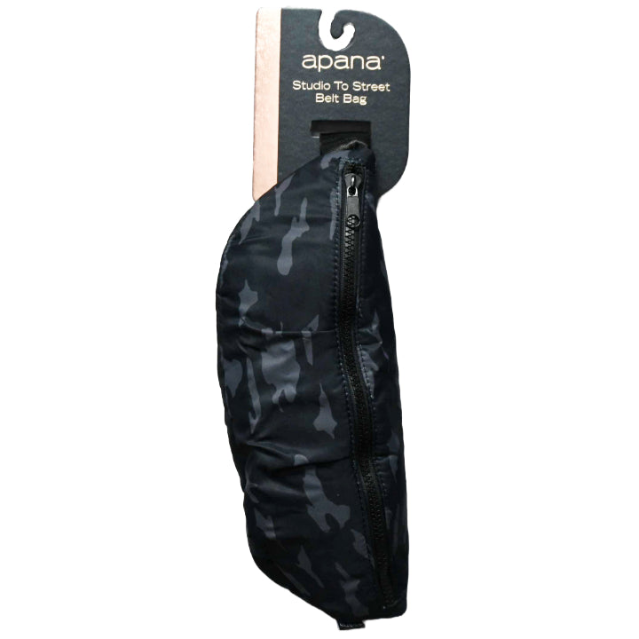 Black Camo Studio To Street - Pleated Waist Pack C/P 36