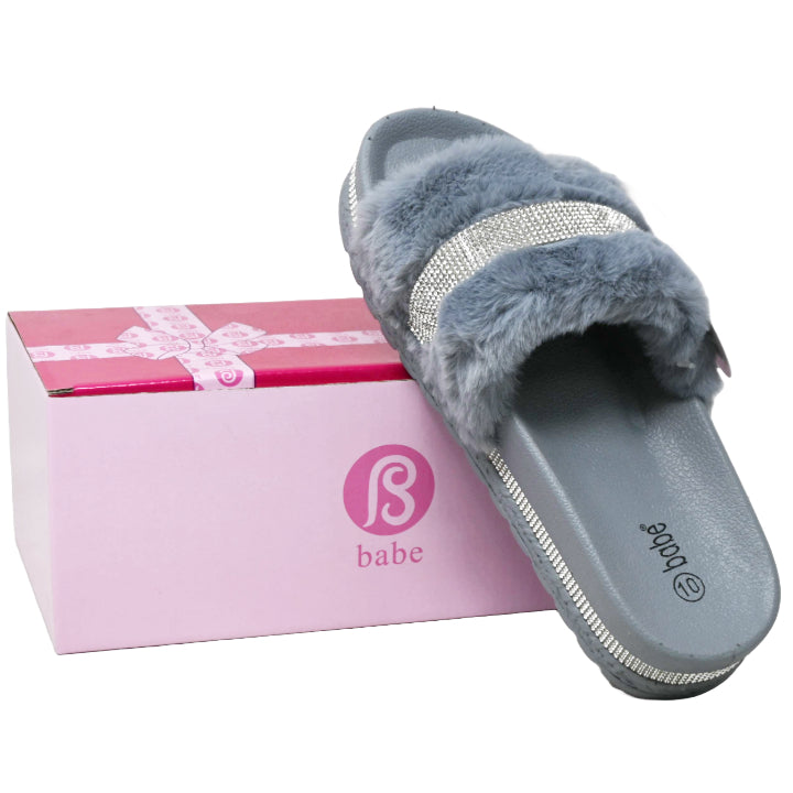 *OUTSIDE OF CA* GRAY WOMEN SANDALS C/P 15