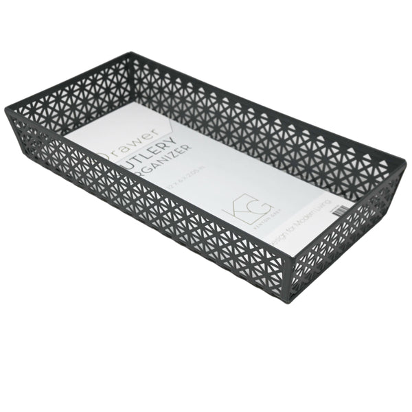 Med Cross Punched Metal Drawer Rect. Organizer C/P 24