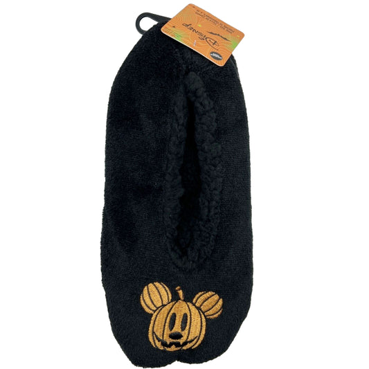 1pk WOMEN MICKEY PUMPKIN SLIPPERS SIZE 9-11 C/P 60