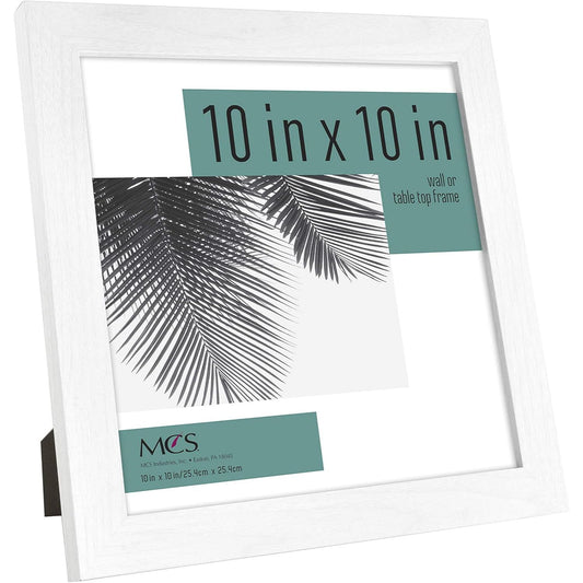 4pk 10X10" WHITE WOODGRAIN FRAME C/P 1