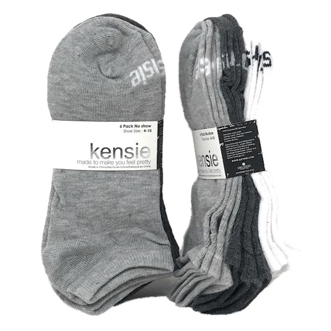 9-11 6PK KENSIE FLAT KNIT C/P 60