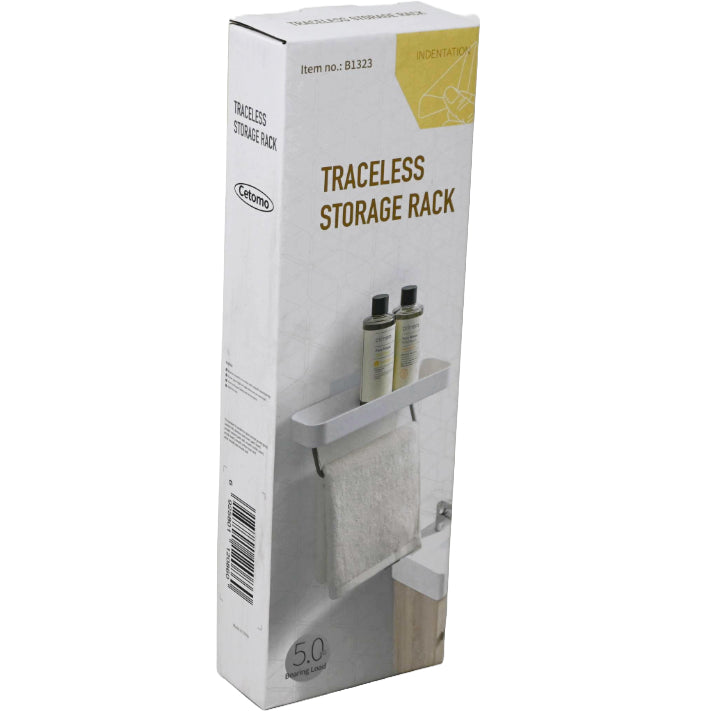 BATHROOM WALL SHELF W/TOWEL BAR C/P 60