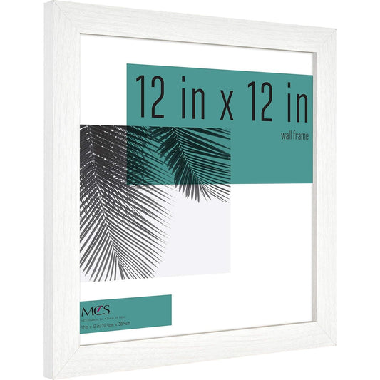 2pk 12"x12" FRAME WHT STUDIO GALLERY WOODGRAIN C/P 1