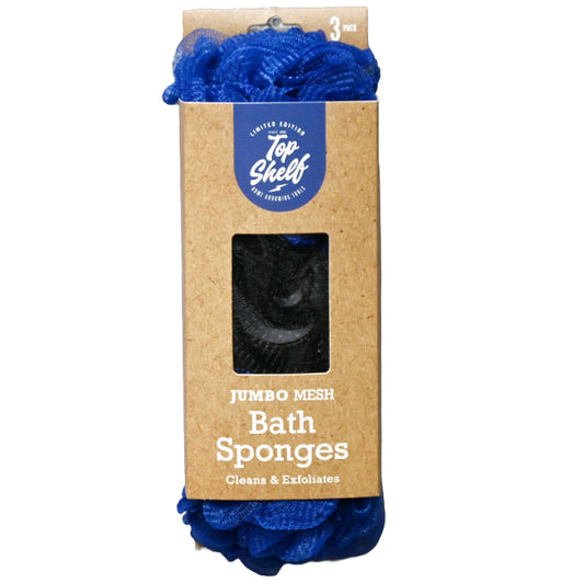 3PC JUMBO MESH SPONGES C/P 12