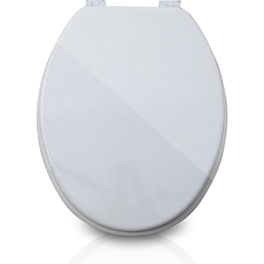*OUTSIDE OF CA*Toilet Seat MDF Wood Grey C/P 6