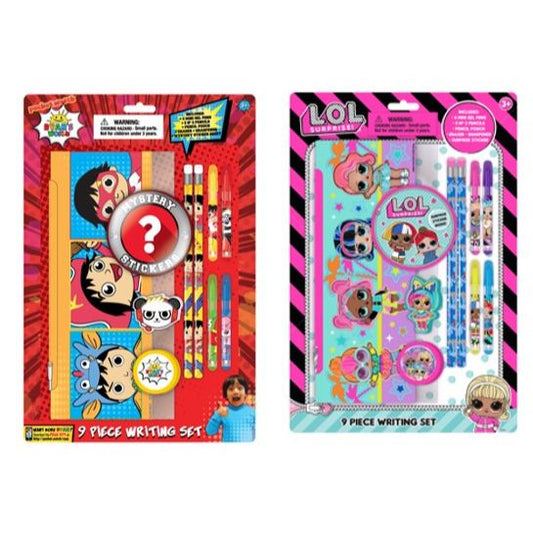 9pc Writing Set Asst. C/P 12