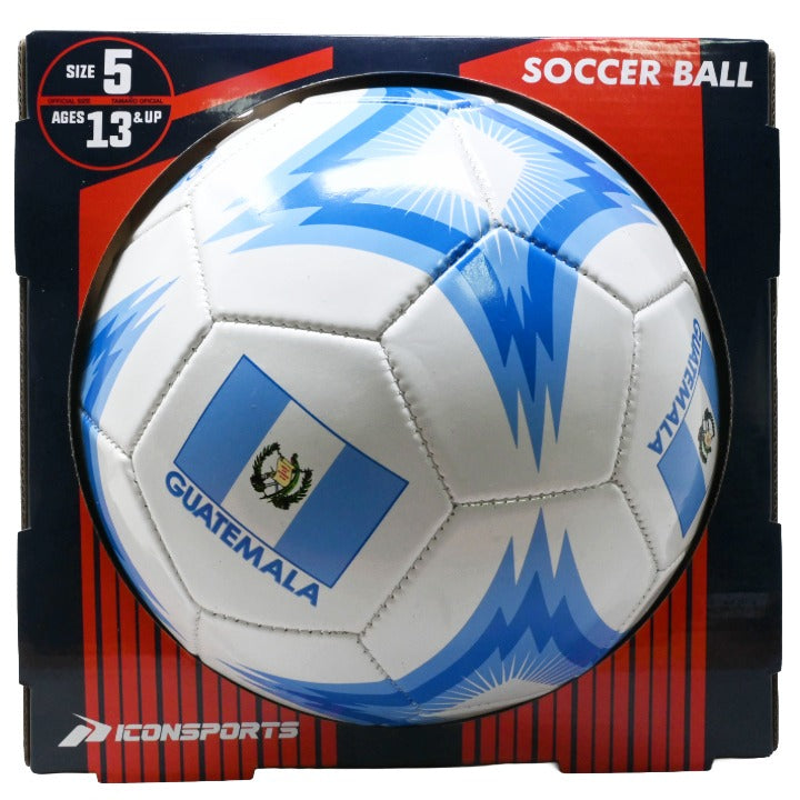 Blu Guatemala Soccer Ball C/P 8 Icon Sports