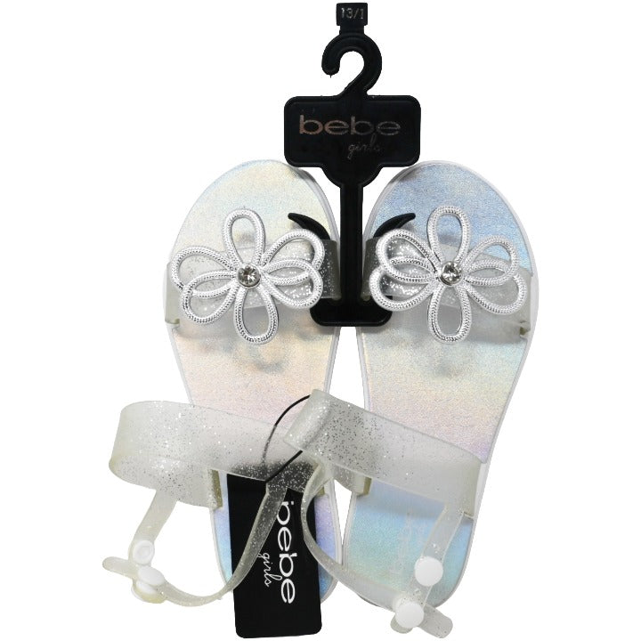 Bebe Girls Silver Pcu Sandals C/P 12 BEBE