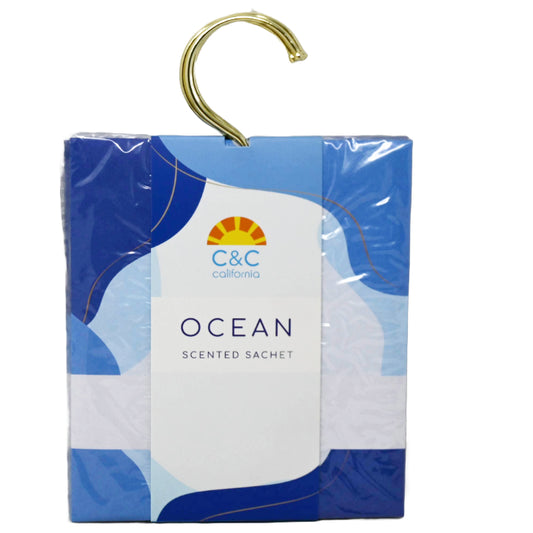 4pk OCEAN SCENTED CLOSET SACHET C/P 100