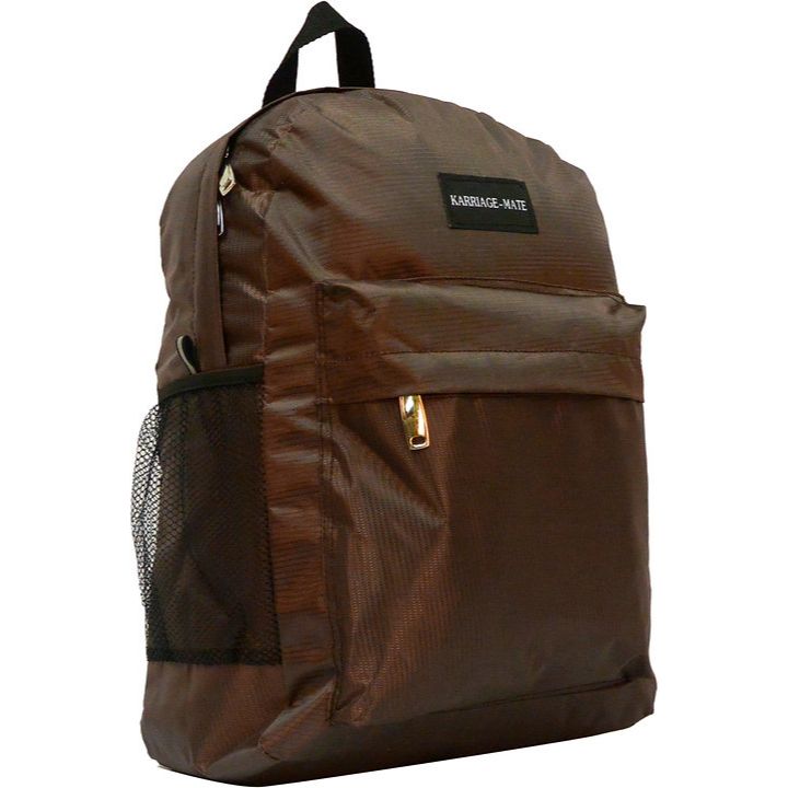 16.5" BROWN BACKPACK C/P 24