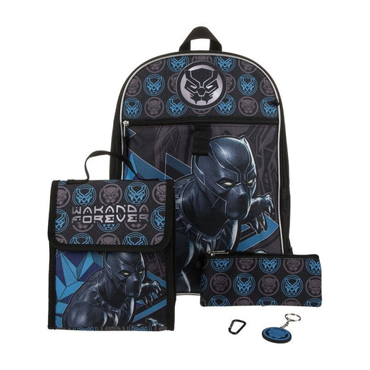 5pc BLACK PANTHER BACKPACK SET C/P 24