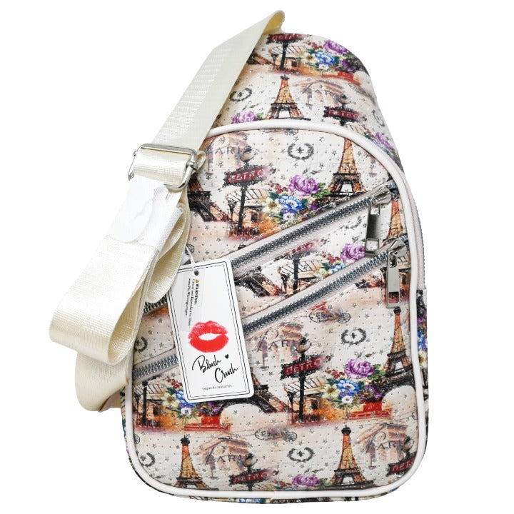 BEIGE SPRK PARIS SLING PACK (NO UPC, HAS PROP 65 LABEL) C/P 30