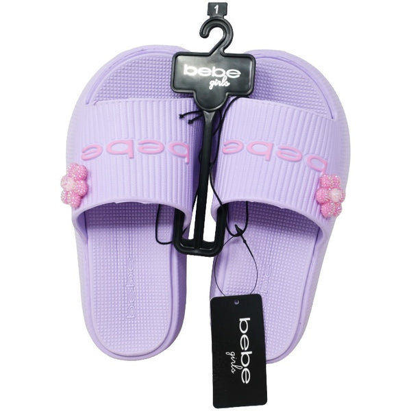 Girls Lilac Eva Platform Slides C/P 16 BEBE