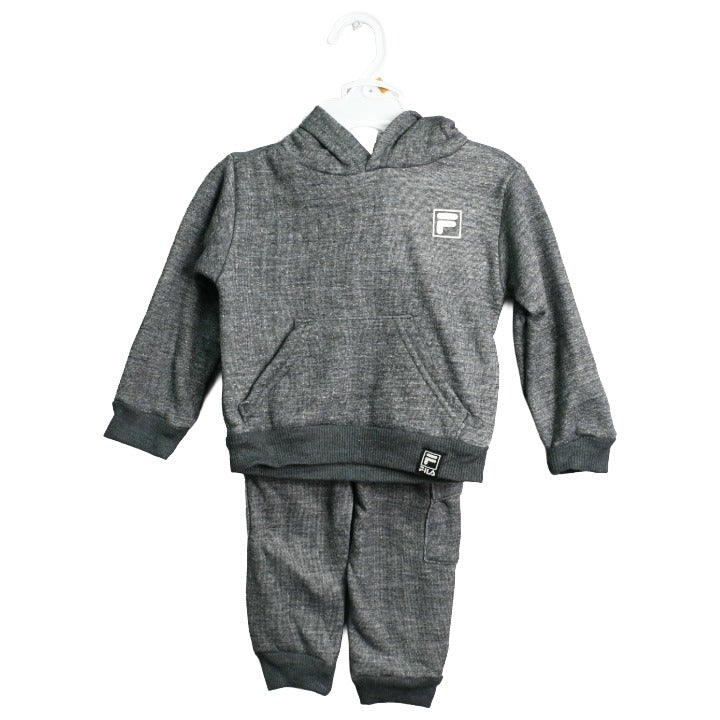2pc Tod Boys Hth Logo Hoodie & Jogger Set C/P 24 Fila