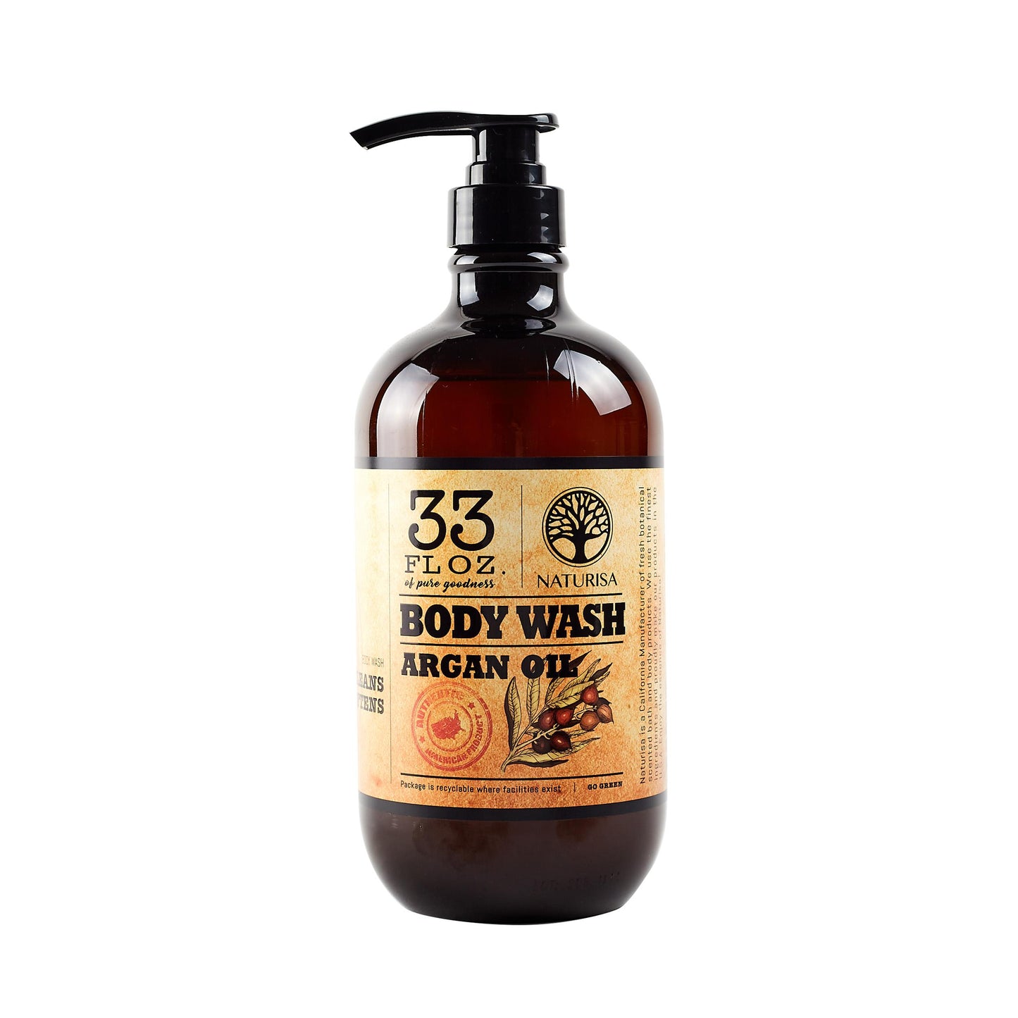33.8oz Argon Oil Body Wash C/P 6