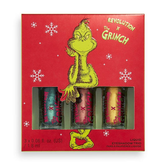 The Grinch x Revolution Don't Give a Grinch Liquid Eyeshadow Set C/P 72