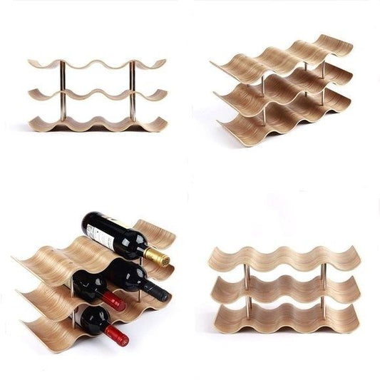 3-TIER BAMBOO WINE RACK C/P 12