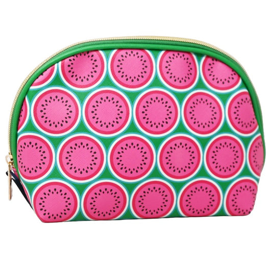 *OUTSIDE OF CA* LARGE PRINTED DOME COSMETIC BAG C/P 40