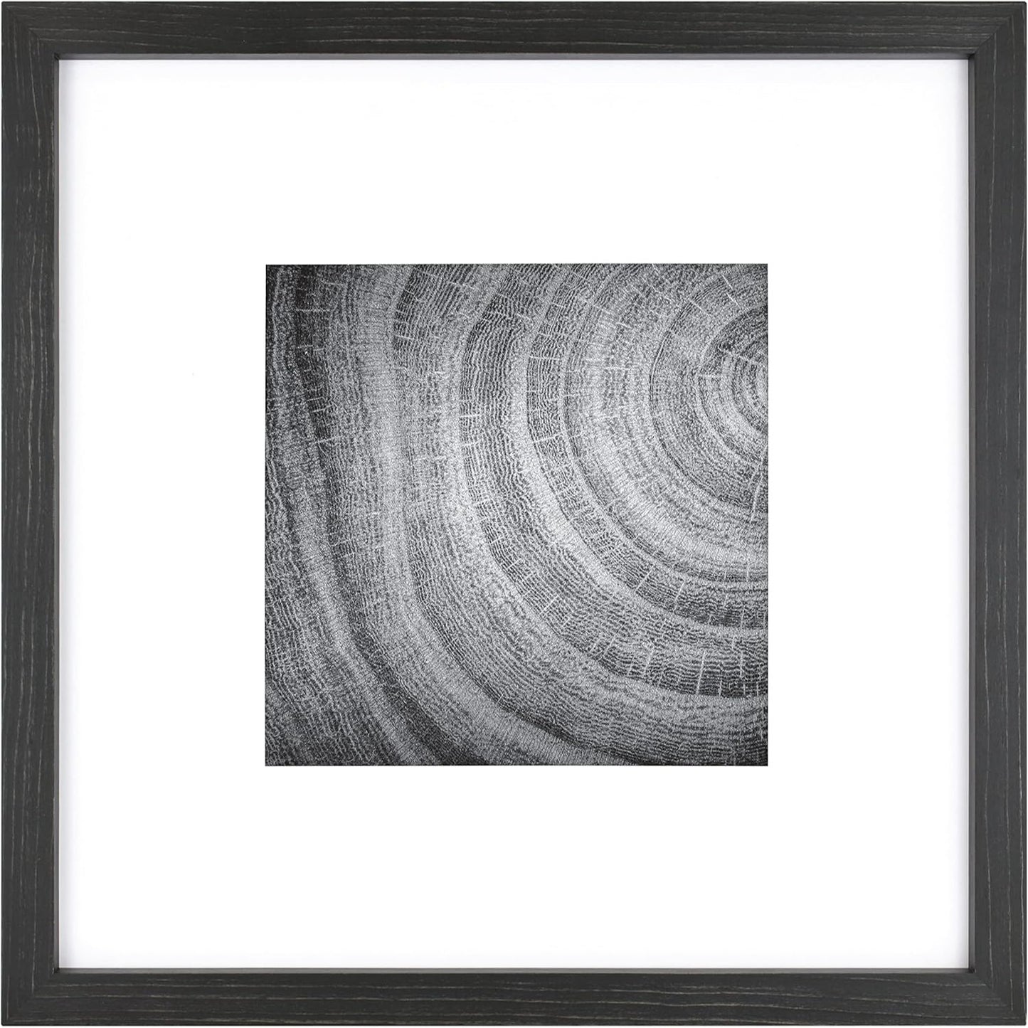 14X14" BLK MATTED WOOD FRAME C/P 1