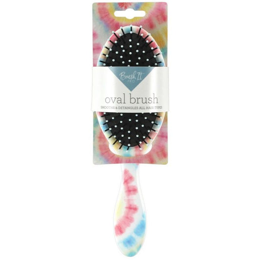 OVAL PRINTED HAIR BRUSH C/P 48
