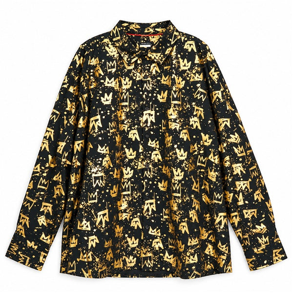 Blk Gld LS Crown Shirt C/P 60 Drill Clothing Co.