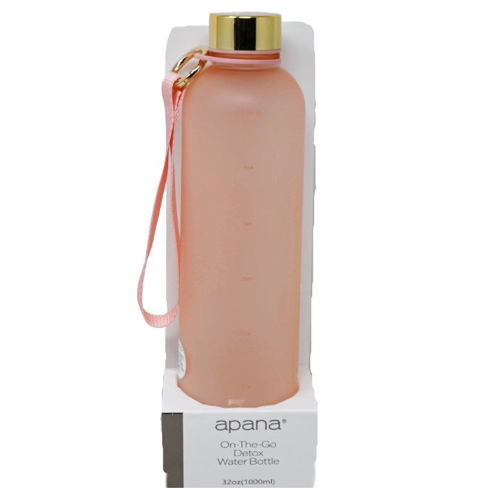 32oz SHRINKING VIOLET ON-THE-GO DETOX BOTTLE W/CARRY STRAP APANA C/P 12