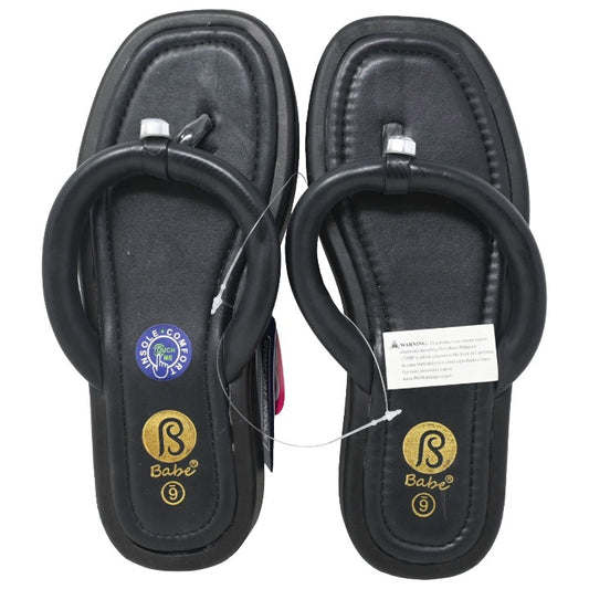 *OUTSIDE OF CA* BLACK WOMEN SANDAL 5-ASST SIZE C/P 15