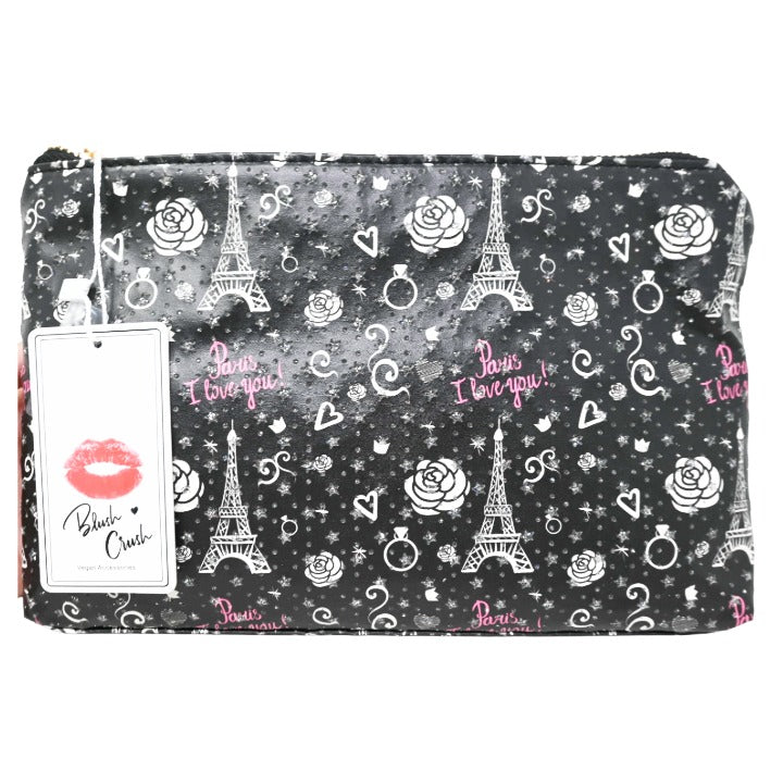 BLK EIFFEL TRAP BAG (NO UPC, HAS PROP 65 LABEL) C/P 100