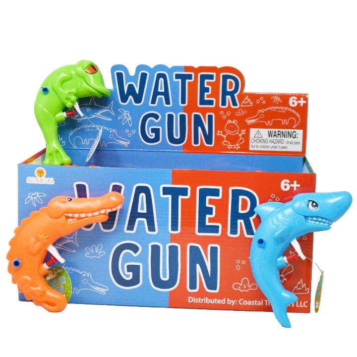 SHARK ASST WATER GUN C/P 72