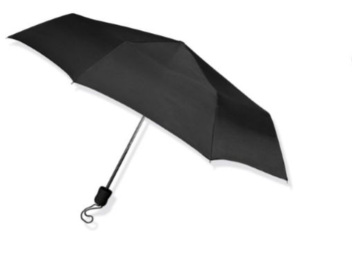 Manual Umbrella Super Mini- Black C/P 24