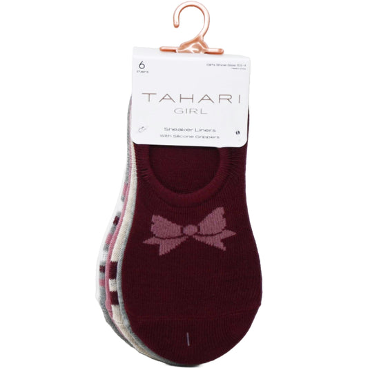 6pk TAHARI GIRLS SNK LINER PATTERN LINER SIZE 6-8 ASST COLOR/PRINT C/P 60